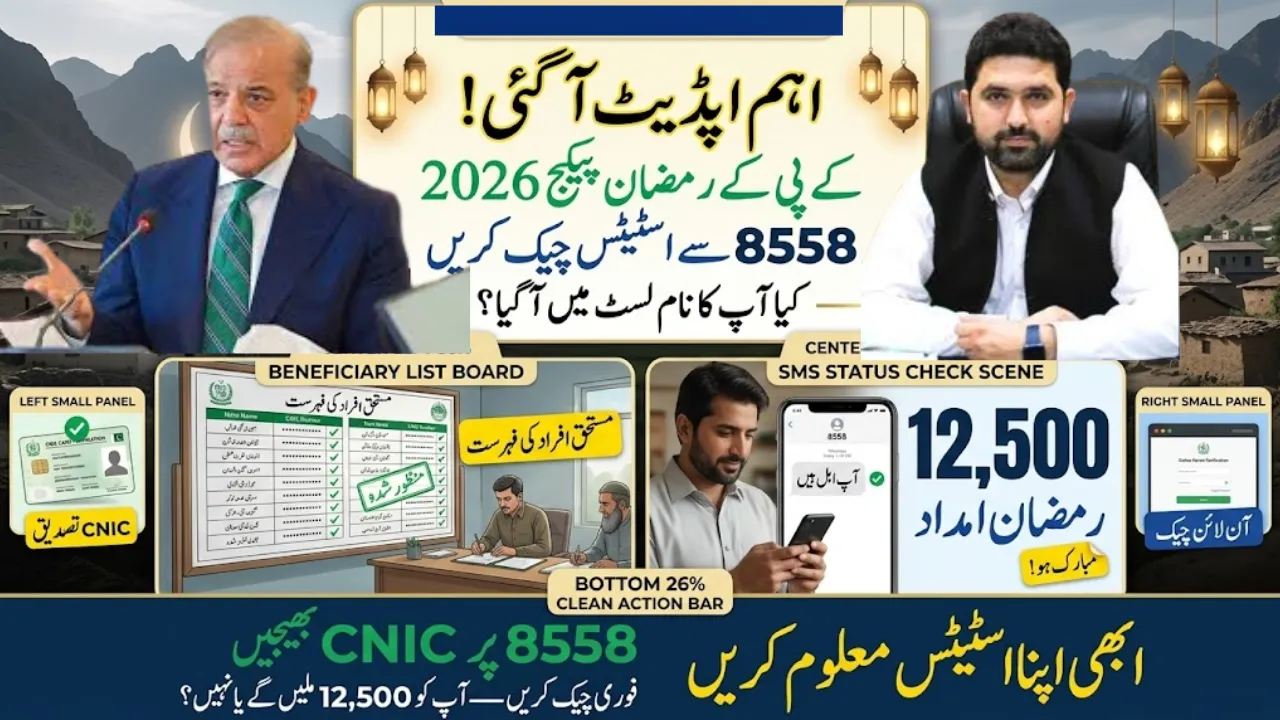 KPK Ramzan Package 2026 Beneficiary List and CNIC Check for 12500