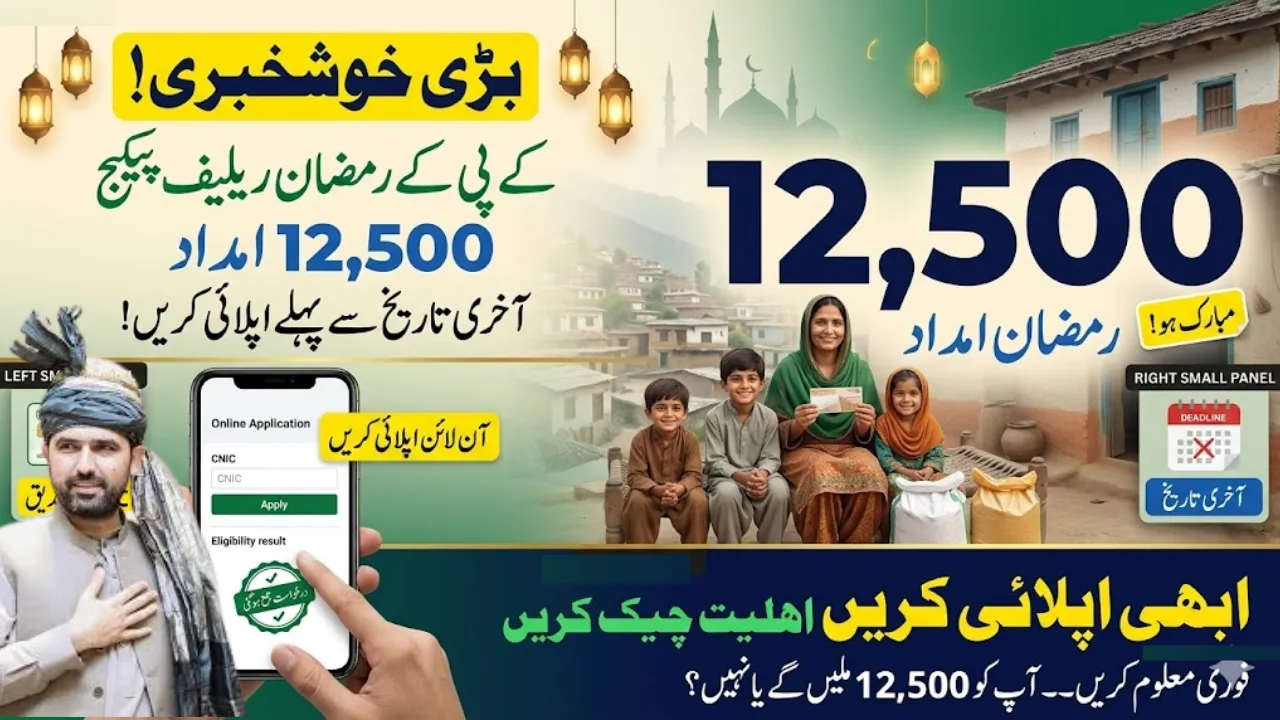 KPK Ramzan Relief Package 2026 Rs12500 Eligibility and Apply Guide