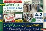 NADRA Cancels 4.2 Million CNICs Verification Across Pakistan